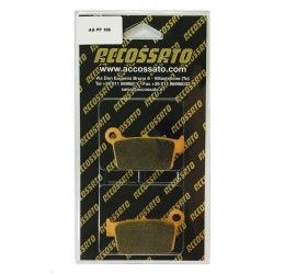 Pastiglie freno posteriori Accossato per Yamaha WRF 250 03-13 - Mescola ST sinterizzata Strada AGPP106ST