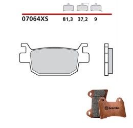 Pastiglie freno posteriori Brembo per Honda SH 300 i 06-14 - Mescola Scooter XS sinterizzata 07064XS