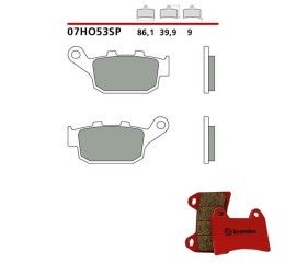 Pastiglie freno posteriori Brembo per Voge Valico 525 DSX 23-24 - Mescola SP sinterizzata 07HO53SP