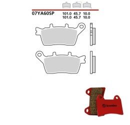Pastiglie freno posteriori Brembo per Yamaha Niken 850 18-20 - Mescola SP sinterizzata 07YA60SP