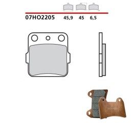 Pastiglie freno posteriori Brembo per Yamaha YZ 125 1989 - Mescola primo equipaggiamento 07HO2205