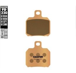 Pastiglie freno posteriori Galfer per Aprilia Tuono V4 1100 Factory 2017 - Mescola G1371 sinterizzata strada FD220G1371