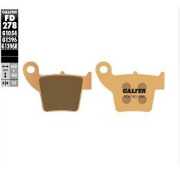 Pastiglie freno posteriori Galfer per Honda CRF 450 RX 17-18 - Mescola G1396 sinterizzata offroad FD278G1396