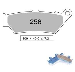 Pastiglie freno posteriori Nissin per BMW R 1200 GS Adventure 13-18 - Mescola Organica NS 04 442P25604