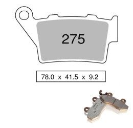 Pastiglie freno posteriori Nissin per Ducati Scrambler 400 Sixty 2 16-25 - Mescola Sinterizzata ST/MX 03 442P27503