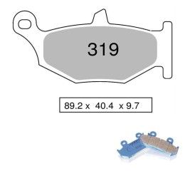 Pastiglie freno posteriori Nissin per Suzuki GSX-R 600 06-10 - Mescola Organica NS 04 442P31904