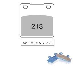 Pastiglie freno posteriori Nissin per Suzuki GSX-R 600 96-03 - Mescola Organica NS 04 442P21304
