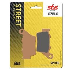 Pastiglie freno posteriori SBS per Aprilia Shiver 750 GT 2009 - Mescola LS sinterizzata strada 675LS