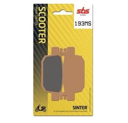 Pastiglie freno posteriori SBS per Benelli BN 302 15-16 - Mescola MS Sinterizzata Scooter 193MS
