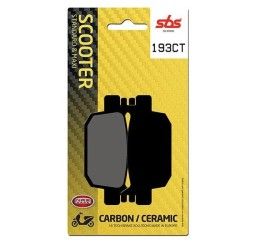 Pastiglie freno posteriori SBS per Benelli BN 302 ABS 17-19 - Mescola CT Carbon Ceramica Scooter 193CT