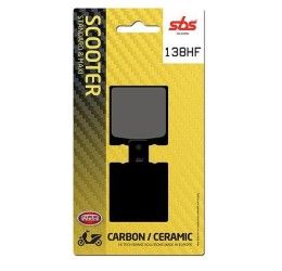 Pastiglie freno posteriori SBS per Benelli Tornado TRE 900 00-02 - Mescola HF ceramica strada 138HF