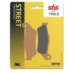 Pastiglie freno posteriori SBS per BMW R 1200 GS Adventure 05-13 - Mescola LS sinterizzata strada 742LS