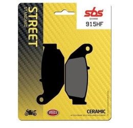 Pastiglie freno posteriori SBS per CFMoto 300 NK 19-21 - Mescola HF ceramica strada 915HF