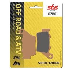 Pastiglie freno posteriori SBS per Fantic Caballero Rally 500 19-24 - Mescola SI sinterizzata Off-road 675SI