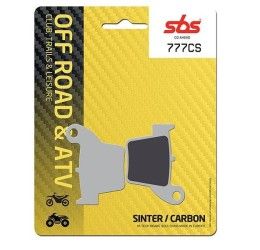 Pastiglie freno posteriori SBS per HM CRM 125 R 05-08 - Mescola CS Carbon Off-road 777CS