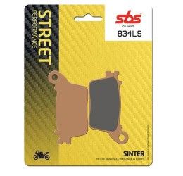 Pastiglie freno posteriori SBS per Honda Hornet 600 07-13 - Mescola LS sinterizzata strada 834LS