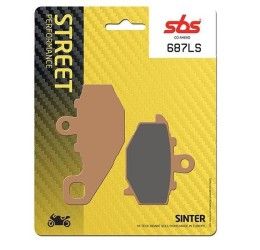 Pastiglie freno posteriori SBS per Kawasaki Ninja 1100 SX 2025 - Mescola LS sinterizzata strada 687LS