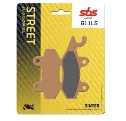 Pastiglie freno posteriori SBS per Triumph Speed Twin 1200 ABS 19-23 - Mescola LS sinterizzata strada 611LS