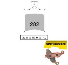 Pastiglie freno posteriori Trofeo by Ognibene per aprilia af-1 125 replica 88-89 - Mescola Sinterizzata 01 43028201