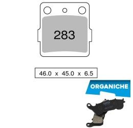 Pastiglie freno posteriori Trofeo by Ognibene per Yamaha YZ 125 1989 - Mescola Organica 00 43028300