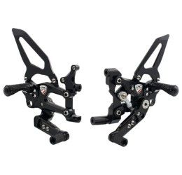 Pedane arretrate CNC Racing EASY per Ducati 959 Panigale 16-19