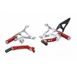 Pedane arretrate CNC Racing per MV Agusta Brutale 800 12-15