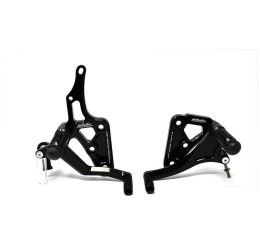 Pedane arretrate Valtermoto tipo 1 Suzuki GSR 750 10-16