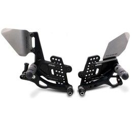 Pedane arretrate Valtermoto tipo 3.5 Honda CBR 1000 RR 06-07 - CAMBIO ROVESCIATO