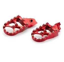 Pedane poggiapiedi OFF-ROAD Puig per BMW R 1200 GS Adventure 06-18 colore rosso