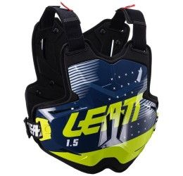Pettorina Leatt Jacki Pro 1.5 colore blu-giallo fluo