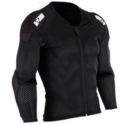 Pettorina Leatt ReaFlex con maglia protettiva a maniche lunghe colore nero