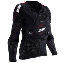 Pettorina Leatt ReaFlex da donna con maglia protettiva a maniche lunghe colore nero