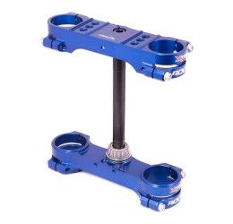 Piastre forcella Xtrig modello Rocs Tech offset fisso per Fantic XXF 250 24-25 blu
