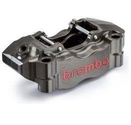 Pinza freno DX Brembo Racing CNC P4 30/34 ricavata dal pieno radiale interasse 100mm (senza pastiglie, per modelli Supermotard)