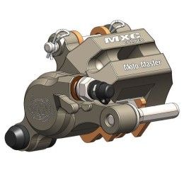 Pinza freno posteriore Moto Master MXC per KTM 85 SX 21-25 CNC ricavata dal pieno con pastiglie freno incluse