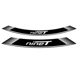 Profili ruota Puig bmw r nine t bianco - il set consiste di 8 strisce adesive - cod. 9133b