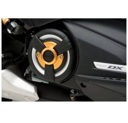 Protezione carter motore in ergal ricavato dal pieno Puig per Yamaha T-Max 560 20-25 colore oro