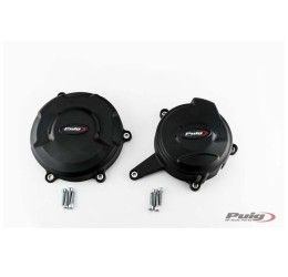 Protezione carter motore kit completo versione TRACK Puig per Ducati Panigale V4 R 20-24 colore nero