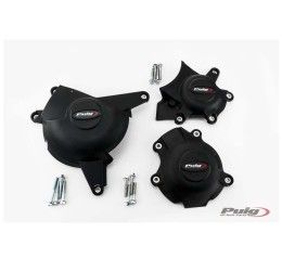 Protezione carter motore kit completo versione TRACK Puig per Suzuki GSX-R 1000 17-21 colore nero