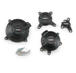 Protezione carter motore kit completo Puig per Yamaha Niken 850 18-23 colore nero