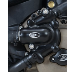 Protezione carter motore lato sinistro coperchio pompa acqua Faster96 by RG per Ducati Diavel 1200 11-18