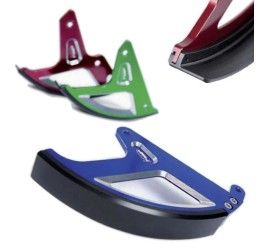 Protezione disco freno posteriore Motocross Marketing in ergal nero per Yamaha YZ 450 F 10-22