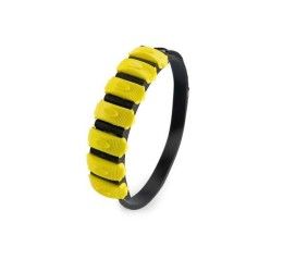 Protezione scarico Puig per silenziatori con sviluppo compreso tra 170mm e 600mm colore giallo