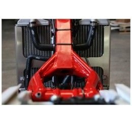 Protezioni radiatori AXP Racing distanziali rosso per Beta RR 125 18-19