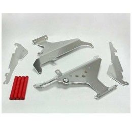 Protezioni radiatori AXP Racing distanziali rosso per Honda CRF 450 R 15-16