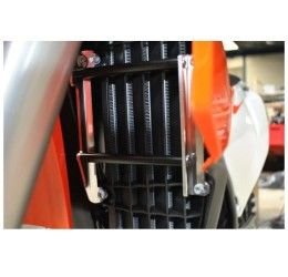 Protezioni radiatori AXP Racing distanziali nero per Husqvarna TC 125 2018