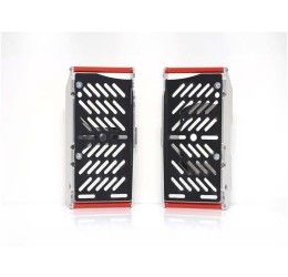 Protezioni radiatori AXP Racing Xtrem distanziali rosso per Beta RR 300 Racing 2T 2024