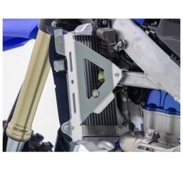 Protezioni radiatori AXP Racing distanziali argento per Yamaha YZ 450 F 23-24