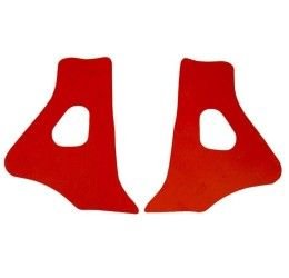Protezioni telaio Vibram in gomma per Honda Africa Twin CRF 1000 L 16-20 colore rosso