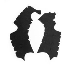 Protezioni telaio Vibram in gomma per Kawasaki KX 250 4T 2020 colore nero